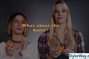 A genuine lesbian experience with porn stars