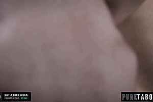 Stepfather and stepdaughter having sex