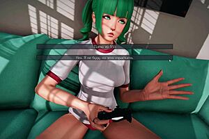 3D animated porn with big tits and horny missionary position