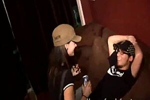 College slut gets gang banged in front of everyone