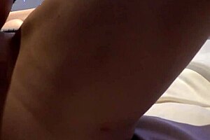 Beautiful Japanese teen with large chest in hardcore sex scene