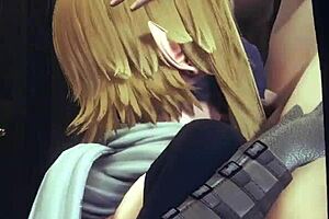 Gay Yaoi Femboy Link gets a handjob and blowjob