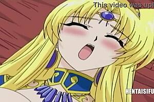 Futa elf and perv prince in double penetration action