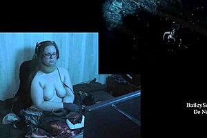Alan Wake gameplay with natural tits and long hair