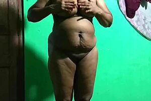 Aunt’s solo play with cucumber for ultimate pleasure