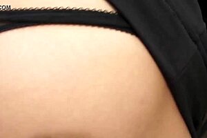 A cheap porn video with a hot blonde in POV style