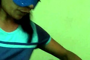My slender wife strips and gives a blow job to a faggot