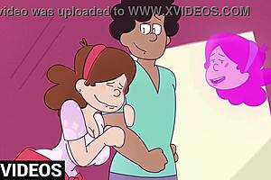 3D animated porn with Dipper and Mabel Pines from the Cartoon Network show Gravity Falls