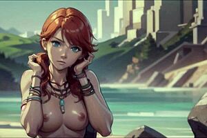 Oerba Dia Vanille in Final Fantasy XIII: an animated hentai experience with AI-generated content