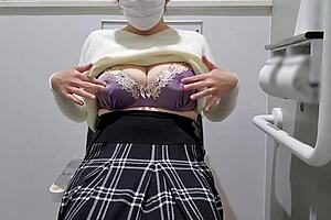 Asian MILF’s bathroom self-portrait and solo pleasure journey
