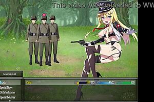 Chris has a wild encounter with a blonde in the woods in this adult animated game