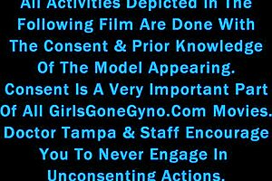 Gyno exam with Latina teen Angel Santana in Tampa