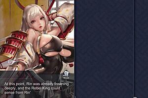 Rin's intense moaning and squirting with finger play