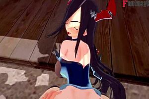 3D animated hentai with Friedrich the Great from Azur Lane