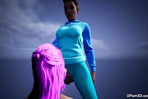 3D porn features femdom and deepthroat action with big tits
