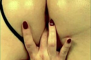 Close-up solo masturbation ends with a wet pussy orgasm