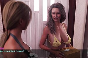 3D game with big-boobed MILF and sensual massage