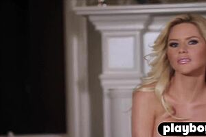 Ashley Mattingly's sexy striptease for Playboy, a solo show