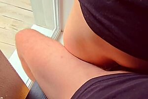 Cum inside me after some hot panty rubbing