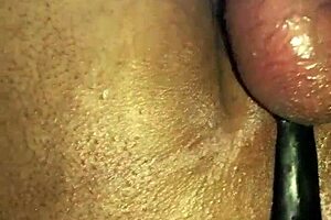 Anal play with toys in a gay setting