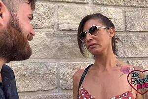 French barmaid Charlotte's wild side revealed in this amateur sex video