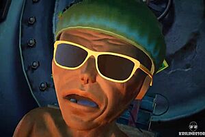 3D animated porn with Dragon Ball theme, Hardcore scenes with big tits and blowjobs