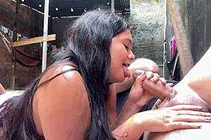 My neighbor catches me naked and gives me a massage