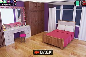 Beautiful 3D game with big tits and ass fucking