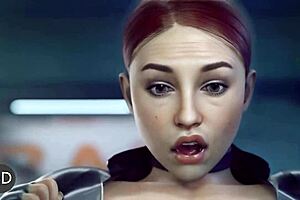 Black widow’s juicy ass gets smashed by Thanos in 3D animated porn