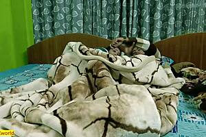 Indian village bhabhi gets it hard in a threesome