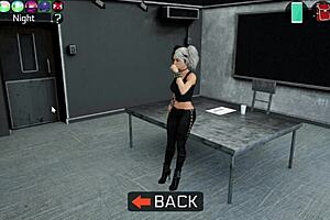 Hentai game with big tits and doggy style action