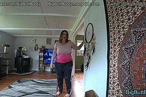 Step-sister wakes up to a big cock in her ass