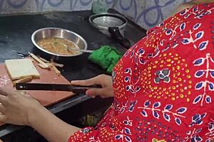 Nanny's rough ride in kitchen with horny employer