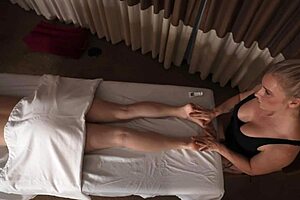 Jill Kassidy and Talulah Mae’s hot lesbian massage scene with oral action