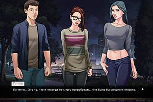 Hentai game with big cock and boobs lovers