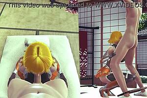 Sakura Igawa's wild ride in 3D animated porn film