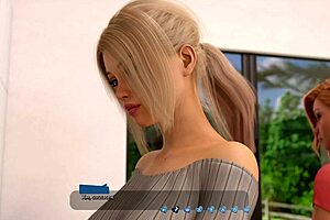 Beautiful women get help in this adult cartoon