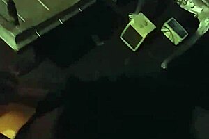 A white wife and her black husband in a steamy scene