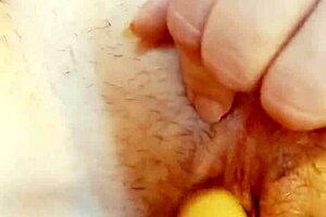 Big MILF enjoys anal sex with a toy