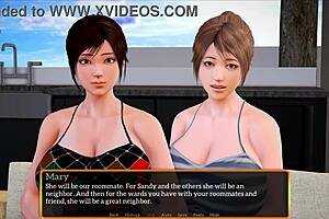 Interactive adult game with a stepfamily theme on PC
