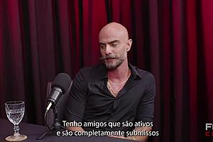 Gay cock and anal sex in Brazilian Fckcast with Monster cock