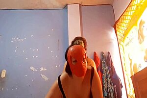 Big natural tits and a juicy pussy in action