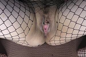 Close up of a horny housewife's messy masturbation journey