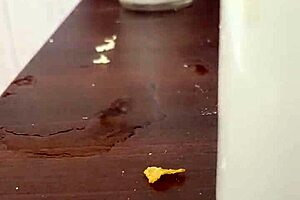 Hidden camera captures bareback sex with stepsister