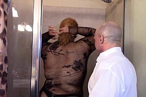 Big Latina booty grinding on white dick in shower