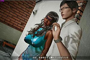 3D animated game of hot Latina prostitute