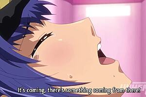 Small booby teen gets soaked in public in this hentai video