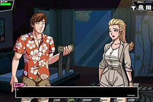 Big tits and anal sex in Paradise lust hentai game