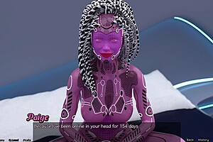 3D animated video of Paige the robot in Stranded in Space 6