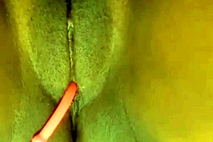 A young woman’s solo masturbation adventure with a self-pleasure technique called cameltoe